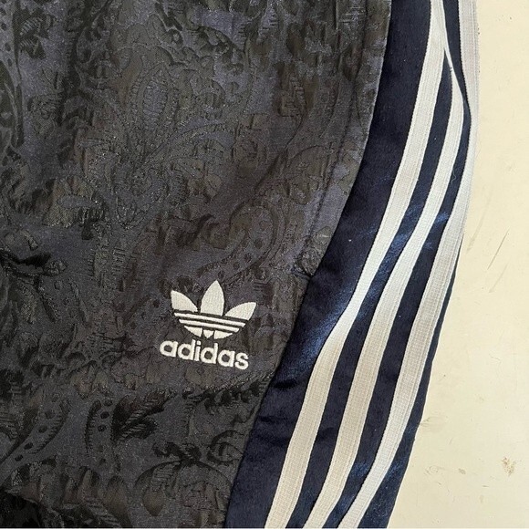 ADIDAS Couture Navy SuperStar Moscow Track Pant Textured Womens Size Small - Picture 6 of 10